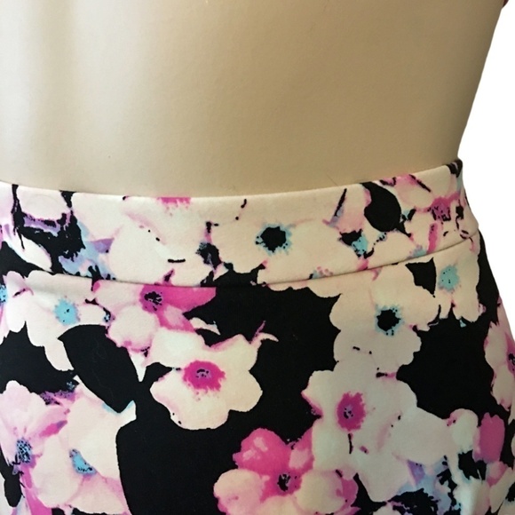 ADRIENNE Vittadini Floral Skirt A-line Full Skater with Pockets - Picture 7 of 12